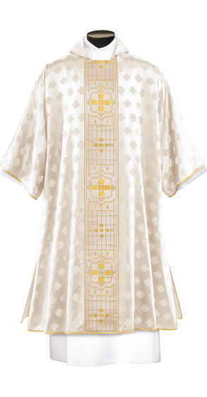 white and gold dalmatic capitoline series