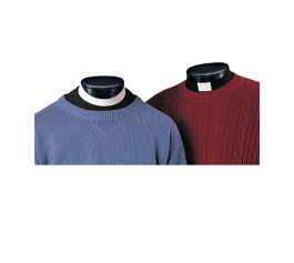 Black Clerical Dickies - Full or Tab Collar | Gaspard