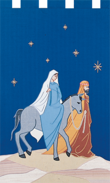 To Bethlehem Advent Church Banner