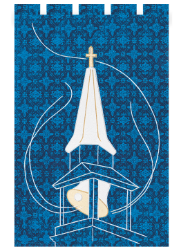 Blue or Purple Advent Banner (1797J)