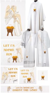 Let Us Adore Him No. 1899 Parament Set