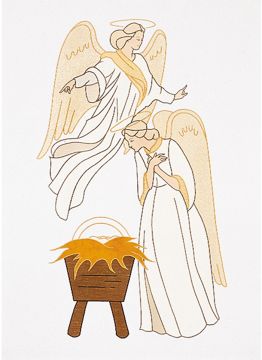 Let Us Adore Him Christmas Banner - 1899K