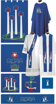 No. 2001 Glory to God Parament Set