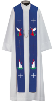 Seasons of the Church Collection Stole (3401) - Blue