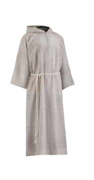 50 MONASTIC STYLE CASSOCK WITH HOOD