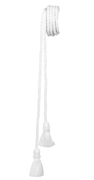 41C BRAIDED CINCTURE ROPE WITH TASSEL