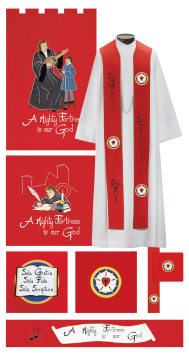 4240 A Mighty Fortress Parament Set