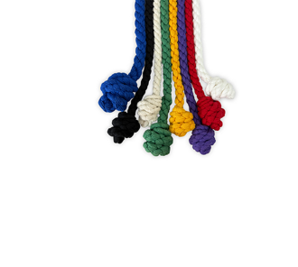 Braided Cincture Rope w/ Knotted End