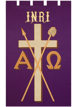 In Remembrance of Me Lent Banner - 5001G