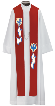 Customizable Pentecost Overlay Stole (6602A)