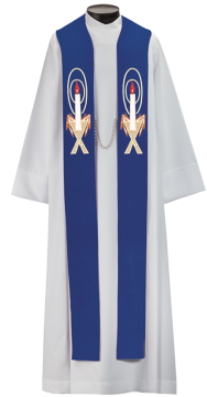 Customizable Advent Overlay Stole (6602D)