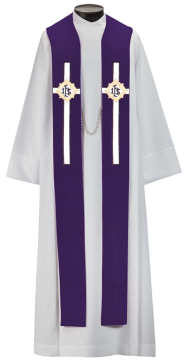 Customizable Lent Overlay Stole (6602E)