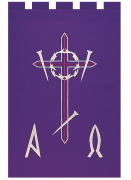 Agony & Death of Jesus Banner - 8410I
