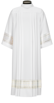 904 MENS VENETIAN LACE PULLOVER ALB