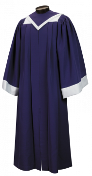 Classic Pleated Choir Robe w/ V-Front Stole (92)