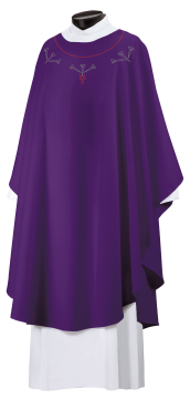 The Lord Will Provide - Purple Chasuble (New Collection)