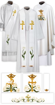 "Lilly of the Cross" Easter Parament Set