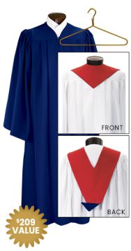 96 Classic Fluted Robe Bundle Package