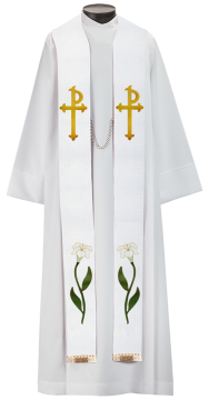 "Lilly of the Cross" Easter Stole