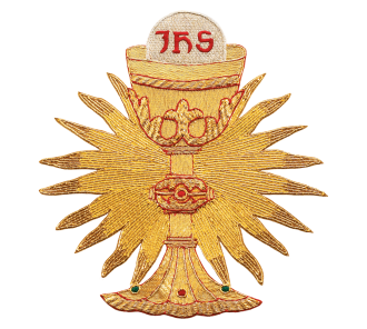 YM371 HAND EMBROIDERED EMBLEM