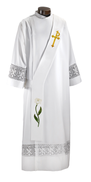 "Lilly of the Cross" Easter Deacon Stole