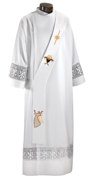 Rejoice Christmas Deacon Stole - 1886O