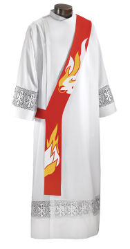 The Holy Spirit Deacon Stole - Red (4224R)