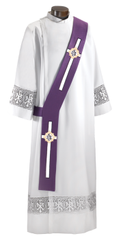 Customizable Lent Deacon Stole (DS6602E)