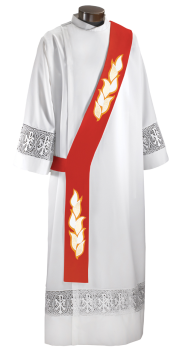 Frontlet Deacon stole - Red (7117x)