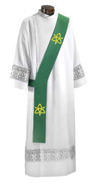 Green Time of the Church Collection Deacon Stole – DS930