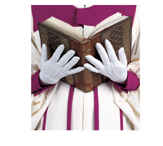 White Cotton Choir Gloves (GL)