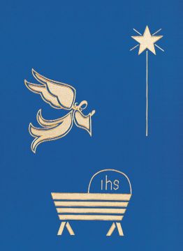 Christ Child Advent Church Banner - Blue (HE20P)