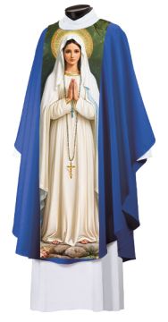 Overlay Vestment Scapular - Our Lady of the Rosary - Devotion