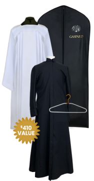 Men's Roman Style Cassock Essentials Bundle