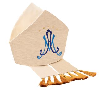 Ave Maria Palatine Bishop's Mitre - PALM1