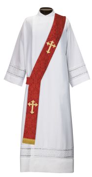 Pentecost Red Deacon Stole (DS106)