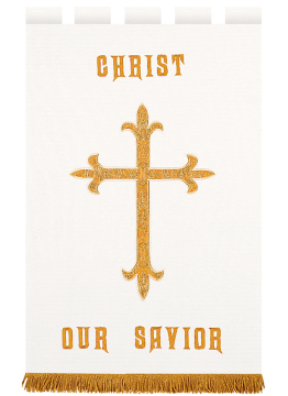 All Seasons Chapel Brocade Church Banner - (RG38L)