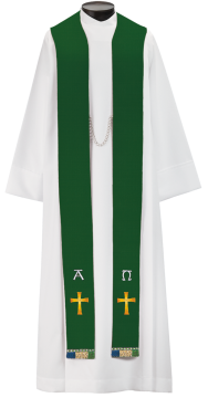 Time of the Church Green Stole – ST1308
