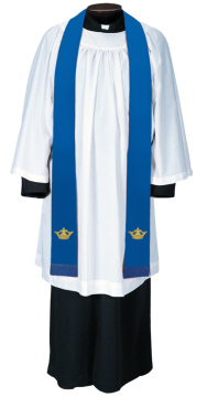 Blue Traditional Stole (TS07)