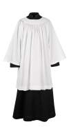 Plain Full-Sleeve Surplice w/ Round Yoke 