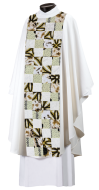 Amani Kitenge White Overlay Vestment Scapular 