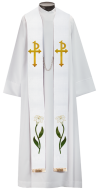 "Lilly of the Cross" Easter Stole 