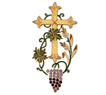 YM531 HAND EMBROIDERED APPLIQUE