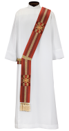 Monica Collection Deacon Stole (w/ Crosses)