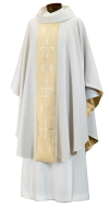 OL282W GOTHIC CHASUBLE- gold