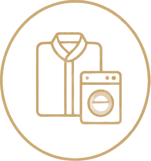 Easy care and travel icon