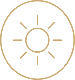 Summer sun icon