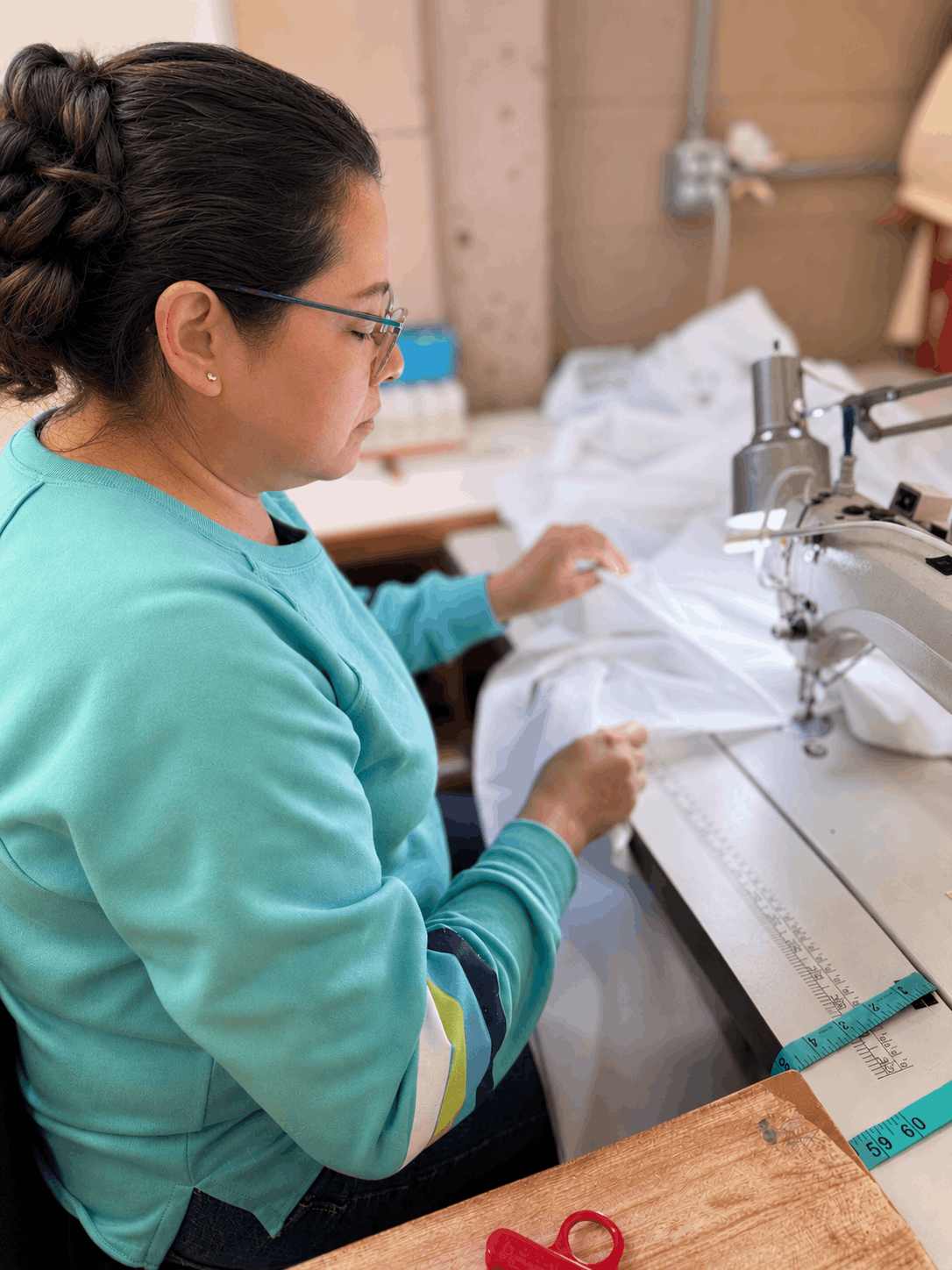 Patricia at work